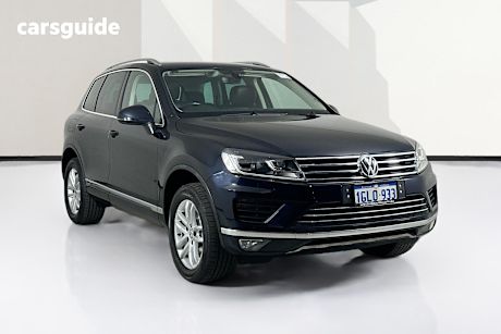 Blue 2018 Volkswagen Touareg Wagon V6 Tdi