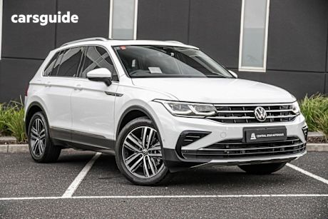 White 2022 Volkswagen Tiguan SUV 162TSI ELEGANCE 4WD