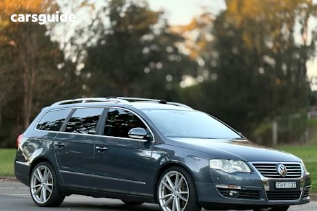 Grey 2010 Volkswagen Passat Wagon V6 Fsi Highline