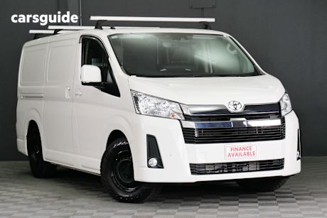 White 2019 Toyota HiAce Van Lwb Exterior Pack
