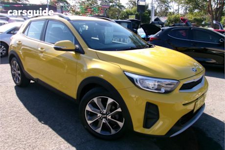 Yellow 2021 Kia Stonic Wagon Sport