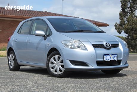 Blue 2007 Toyota Corolla Hatchback Ascent