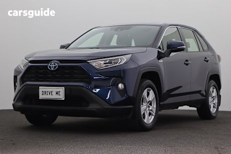 Blue 2021 Toyota RAV4 SUV GX 4X4