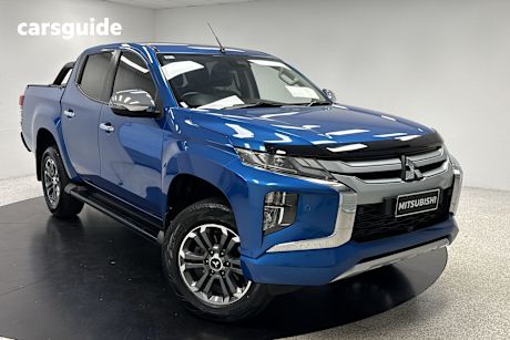 Blue 2022 Mitsubishi Triton Ute Tray GLS 4X4