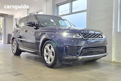 Blue 2018 Land Rover Range Rover Sport SUV SDV6 183KW SE 4X4