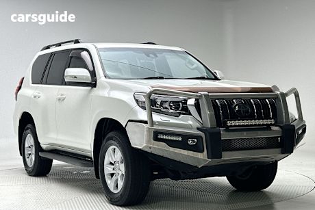 White 2018 Toyota Landcruiser Prado Wagon Gxl (4X4)