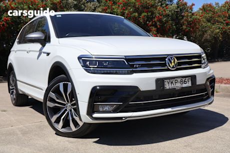White 2021 Volkswagen Tiguan Wagon Allspace 162 Tsi Highline
