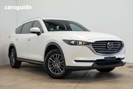 White 2022 Mazda CX-8 SUV SPORT F
