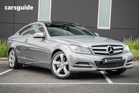 Silver 2013 Mercedes-Benz C250 Coupe Sport Be