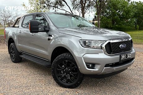 Silver 2021 Ford Ranger Ute Tray XLT 4X4
