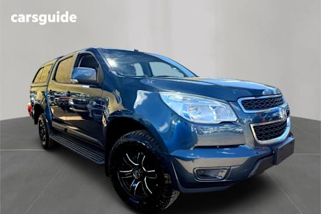 Blue 2014 Holden Colorado Ute Tray LS 4X4