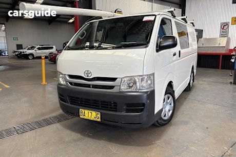 White 2008 Toyota HiAce Van Lwb