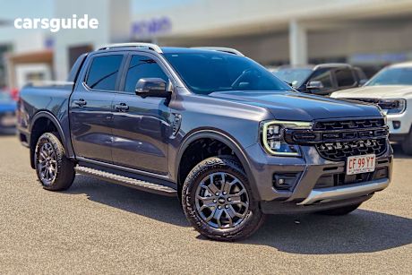 Grey 2024 Ford Ranger Ute Tray WILDTRAK 4X4