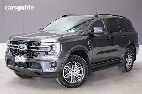Grey 2025 Ford Everest SUV TREND 4X4