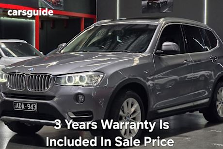 Grey 2014 BMW X3 Wagon Xdrive 20D