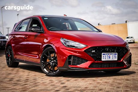 Red 2025 Hyundai I30 Hatchback N Premium With Sunroof