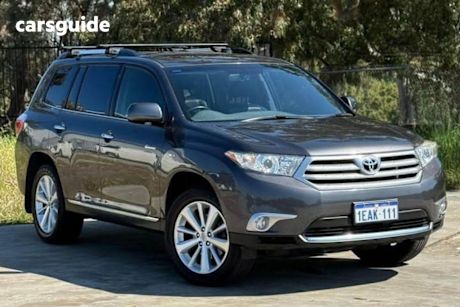Grey 2012 Toyota Kluger SUV GRANDE F