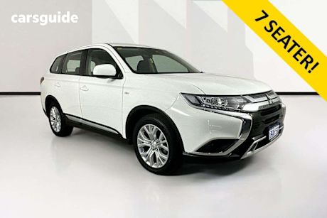 White 2021 Mitsubishi Outlander Wagon Es 7 Seat (2Wd)