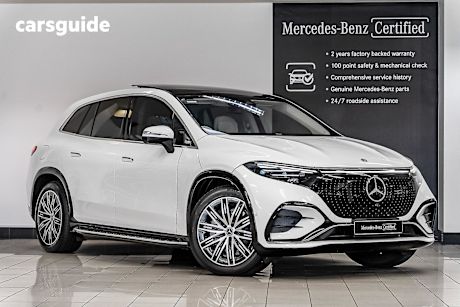 White 2023 Mercedes-Benz EQS SUV EQS450 4WD