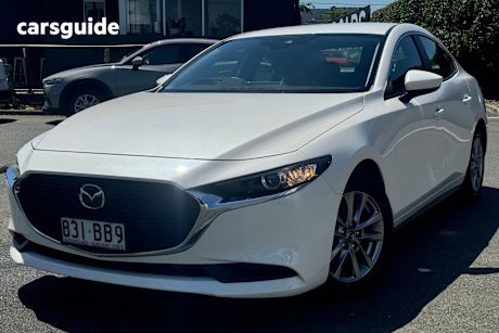 White 2020 Mazda Mazda3 Sedan G20 PURE F