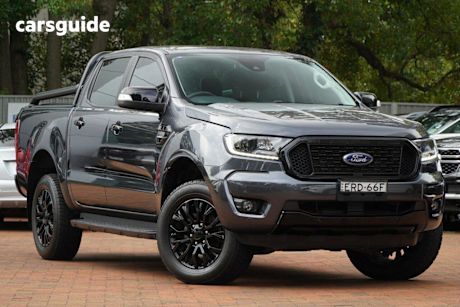 Grey 2022 Ford Ranger Ute Tray FX4 4X4