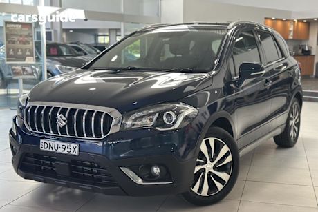 Blue 2017 Suzuki S-Cross Wagon Turbo