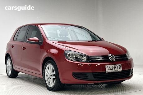 Red 2011 Volkswagen Golf Hatchback 103 Tdi Comfortline