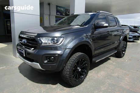 Grey 2021 Ford Ranger Double Cab Pick Up Wildtrak 2.0 (4X4)