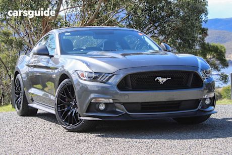 Grey 2017 Ford Mustang Coupe GT R