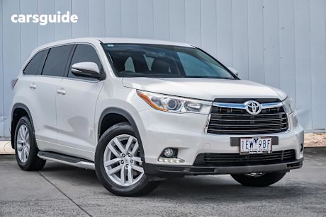 White 2015 Toyota Kluger Wagon Gx (4X2)