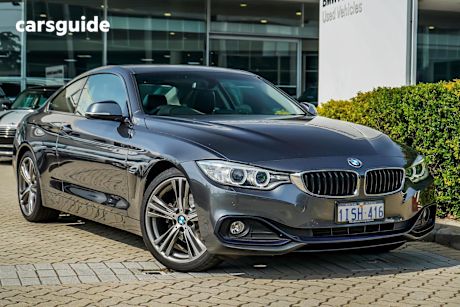 Grey 2015 BMW 4 Coupe 420D SPORT LINE R
