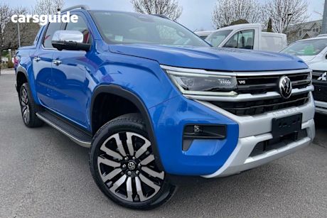 Blue 2024 Volkswagen Amarok Ute Tray TDI600 AVENTURA 4X4