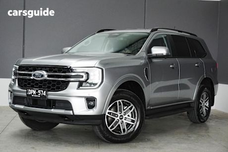 Silver 2025 Ford Everest SUV TREND 4X4