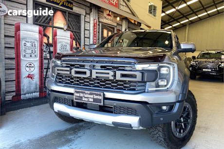 Grey 2022 Ford Ranger Ute Tray RAPTOR 4X4