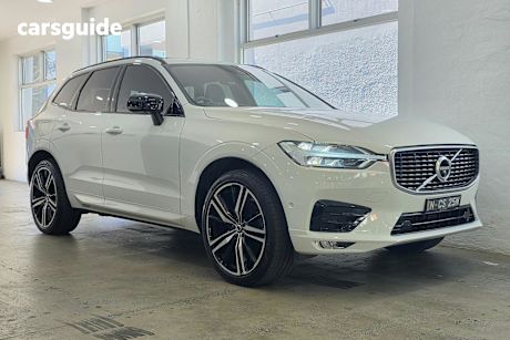 White 2019 Volvo XC60 SUV D5 R-DESIGN 4WD