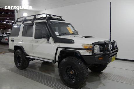 White 2012 Toyota Landcruiser Wagon Workmate (4X4)