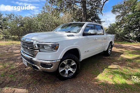 White 2021 Ram 1500 Ute Tray LARAMIE 4X4