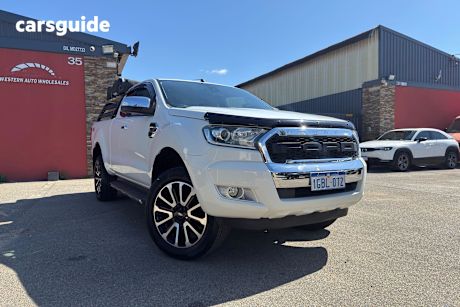 White 2016 Ford Ranger Ute Tray XLT 4X4