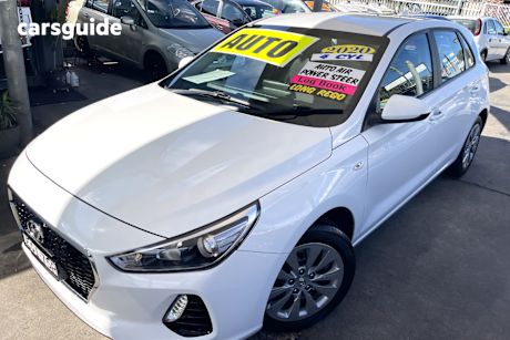 White 2020 Hyundai I30 Hatchback Go