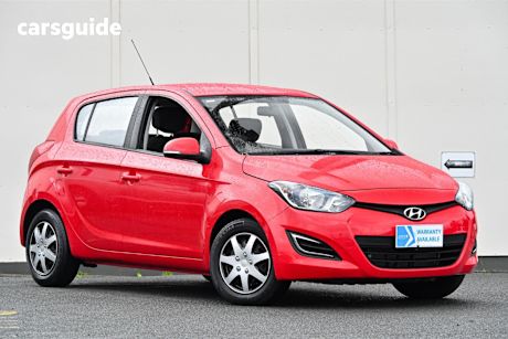 Red 2012 Hyundai I20 Hatch ACTIVE F