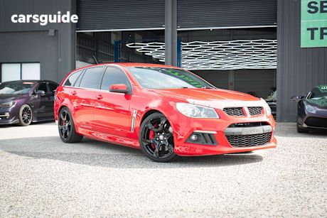 Red 2013 HSV Clubsport SUV R8 TOURER R