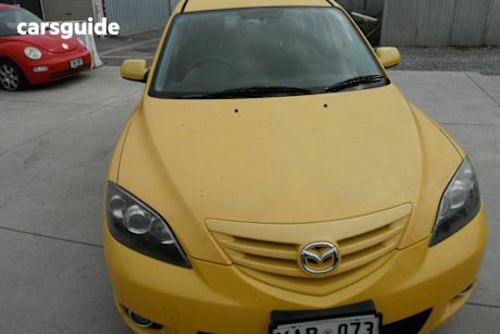 Yellow 2004 Mazda 3 Hatchback Sp23