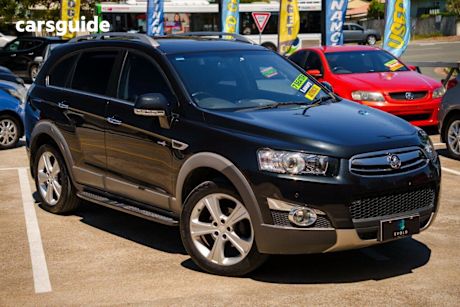 Black 2013 Holden Captiva Wagon 7 Lx (4X4)
