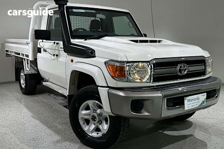 White 2022 Toyota Landcruiser Ute Tray GXL 4X4