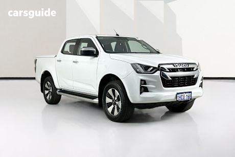 White 2020 Isuzu D-MAX Crew Cab Utility Ls-U (4X4)