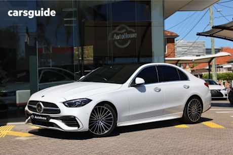 White 2021 Mercedes-Benz C-CLASS Sedan C300 R