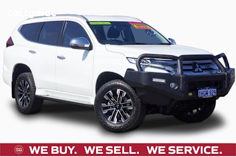 White 2021 Mitsubishi Pajero Sport SUV GLS 4X4