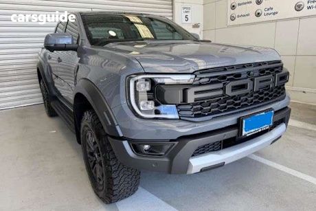 Grey 2023 Ford Ranger Ute Tray RAPTOR 4X4