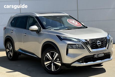 Silver 2024 Nissan X-Trail Wagon Ti (4Wd)