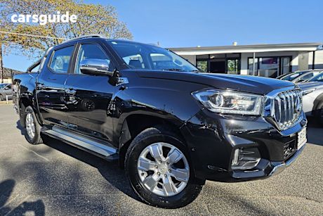 Black 2018 LDV T60 Double Cab Utility Luxe (4X4)